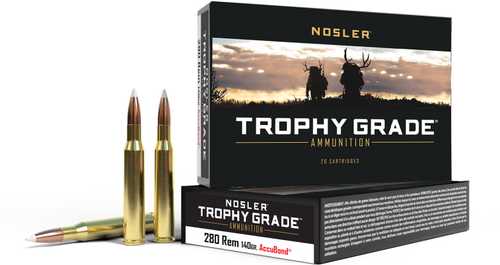280 Remington 20 Rounds Ammunition Nosler 140 Grain AccuBond