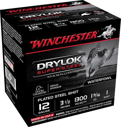 Winchester Drylok Steel Shotshell 12 Gauge 25 Rounds Ammo