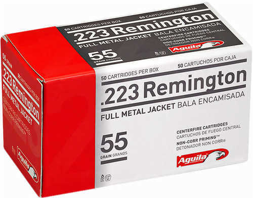 Aguila .223 Remington 55 Grain Full Metal Jacket 50 Rounds