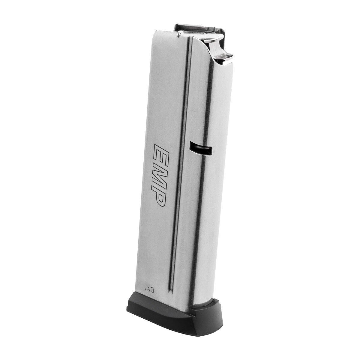 Springfield Armory Gun Parts|Handgun Magazines Springfield Armory Springfield EMP Stainless Steel Magazine with Slam Pad 40 SW 8/rd