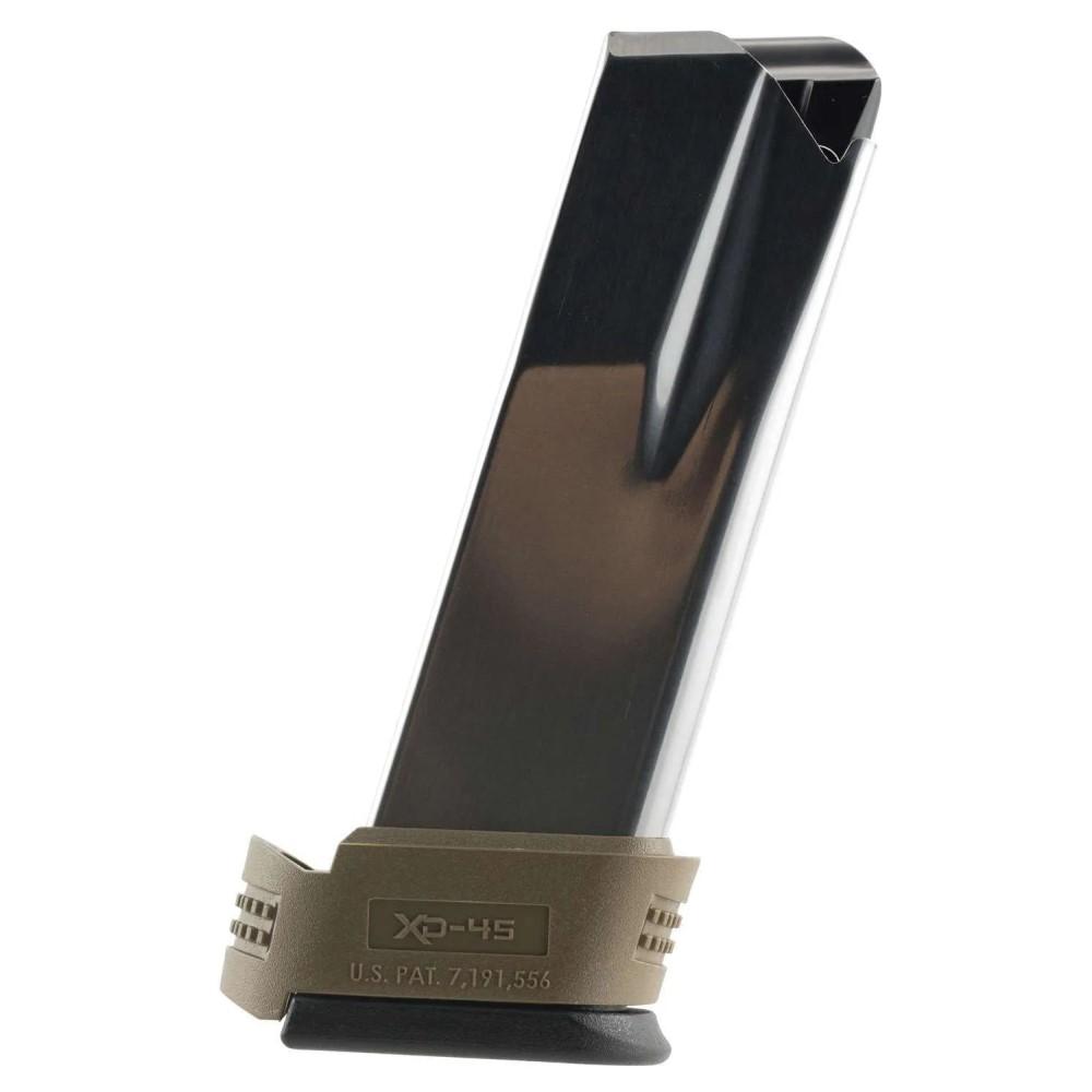 Springfield Armory Gun Parts|Handgun Magazines Springfield Armory Springfield XD Compact Handgun Magazine .45 ACP 13 Round FDE Sleeve