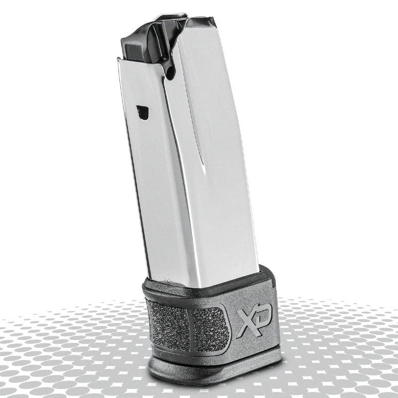 Springfield Armory Handgun Magazines Springfield Armory Springfield Armory XD MOD.2 High Capacity Subcompact Handgun Magazine Stainless w Black X-Tension 9mm 16/rd