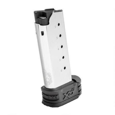 Springfield Armory Handgun Magazines Springfield Armory Springfield Armory XD(S) Midlength Handgun Magazine Stainless .45 ACP 5/rd