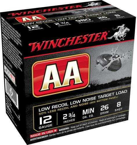 12 Gauge Winchester 25 Rounds Target Load Two Three Quarters