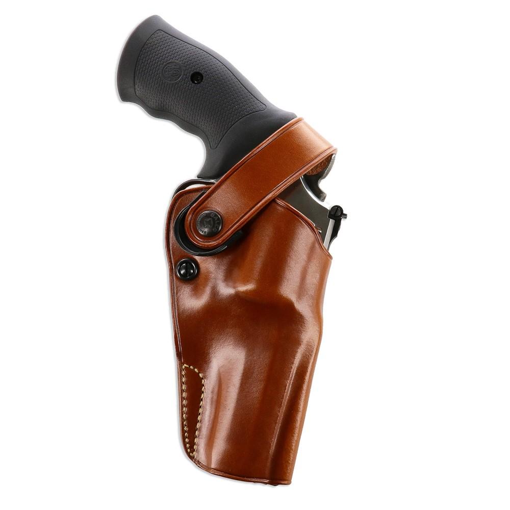 Galco Gun Holsters Galco Galco DAO Strongside/Crossdraw Belt Holster for Taurus Judge with 3" Barrel and 2.5" Cylinder Tan Right Hand