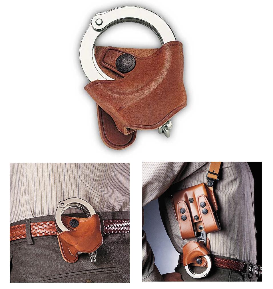 Galco Accessory Holsters Galco Galco SC7 Cuff Case for System or Belt Left Hand Tan