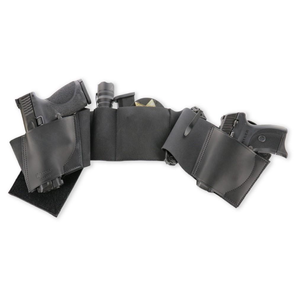 Galco Gun &amp; Magazine Combo Holsters Galco Galco Underwraps Belly Band 2.0 for S&W M&P 9/40 with Rail Black Med Ambi