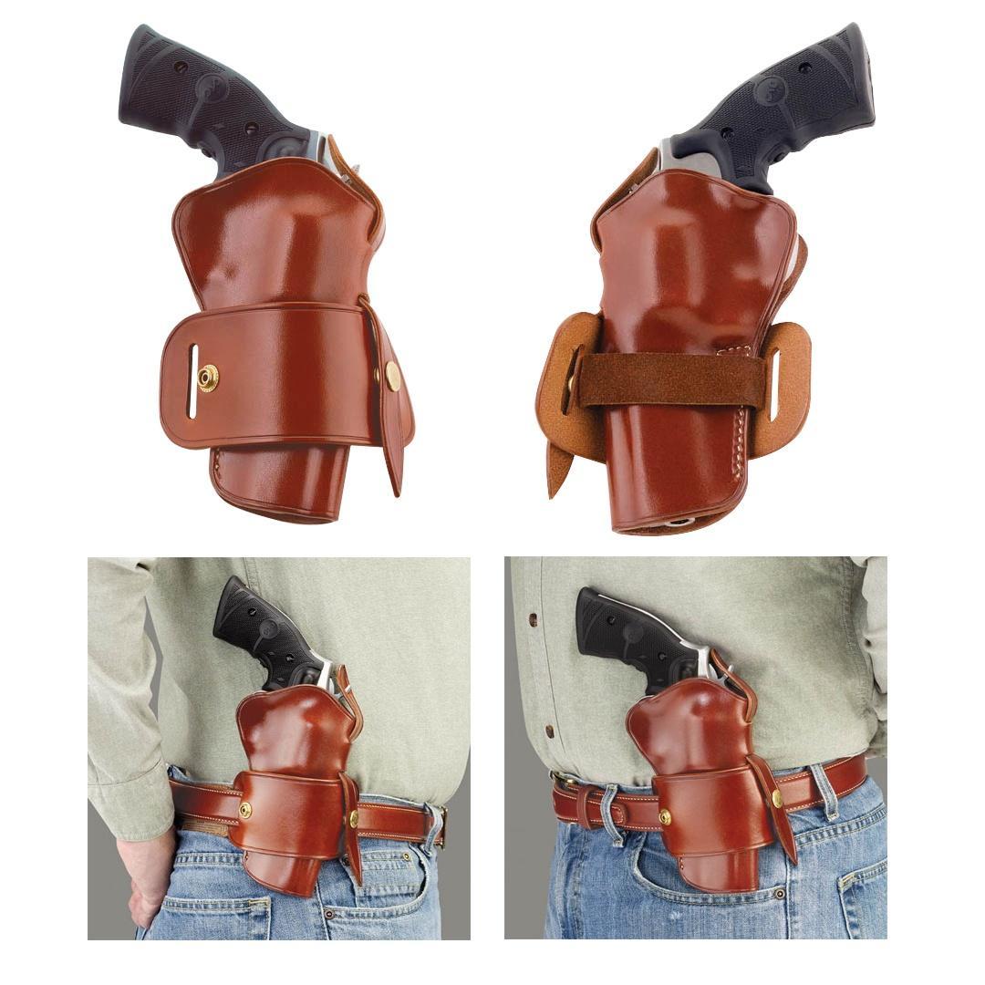 Galco Gun Holsters Galco Galco Wheelgunner Belt Holster S&W N Frame 29/629 4" Tan Ambidextrous