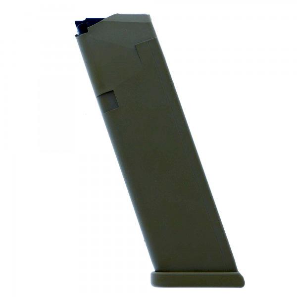 Glock Gun Parts|Handgun Magazines Glock Gen5 Factory Handgun Magazine G19 G26 9mm Luger OD Green 15/rd (Pkg)