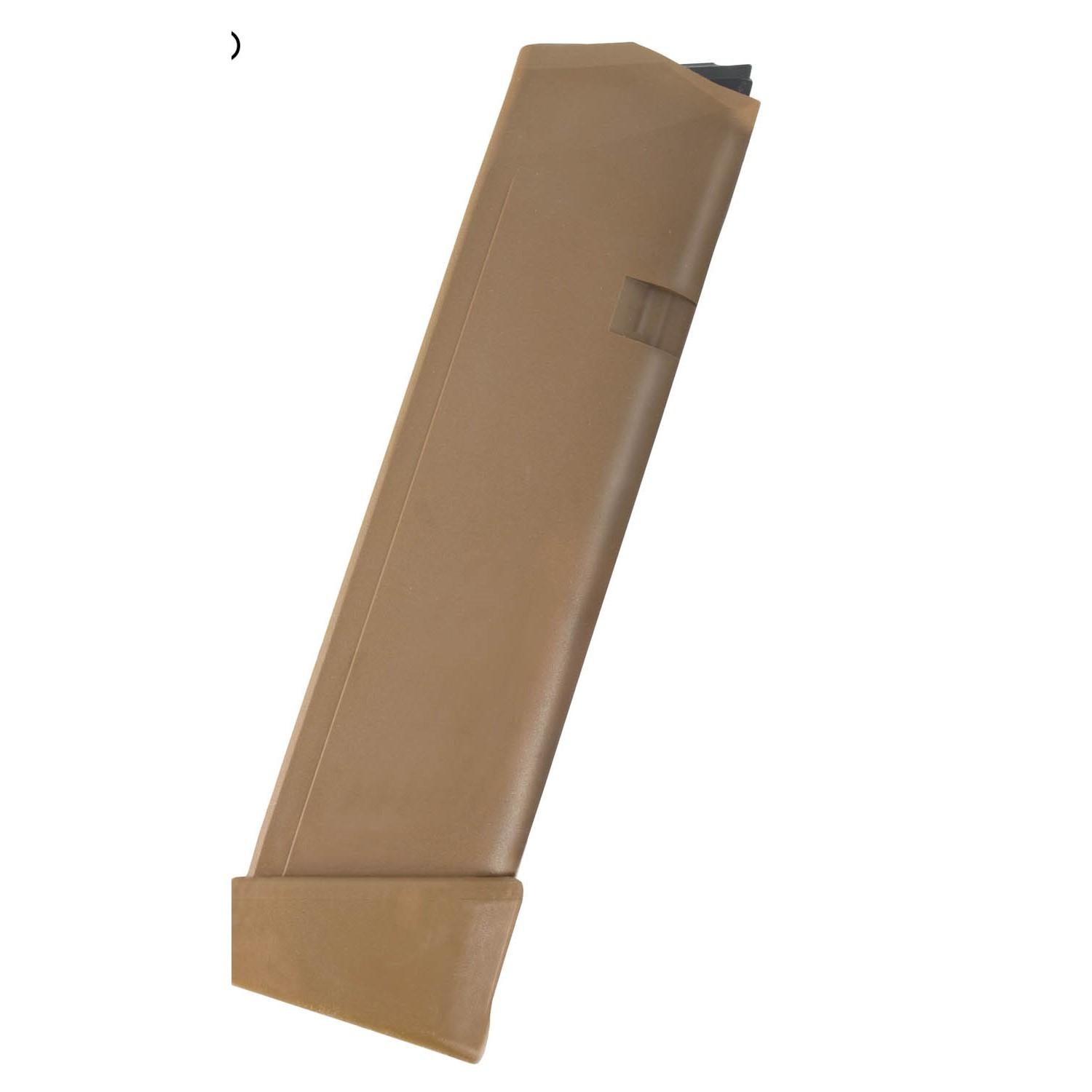 Glock Handgun Magazines Glock Gen5 Factory Magazine G17 G17L G19 G19X G26 G34 9mm Luger Coyote 19/rd (Pkg)