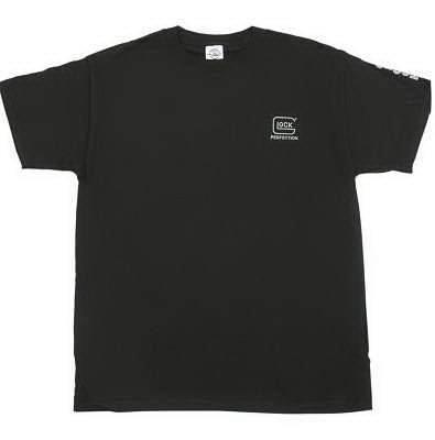 Glock Short Sleeve Shirts Glock Factory T-Shirt Black with Silver Logo - Xtra Large