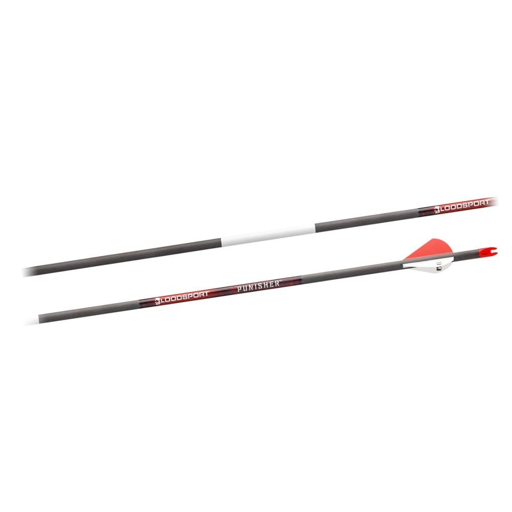 Gsm Arrows|Hunting Gsm Bloodsport Punisher Arrow 350 Spine 6/pk