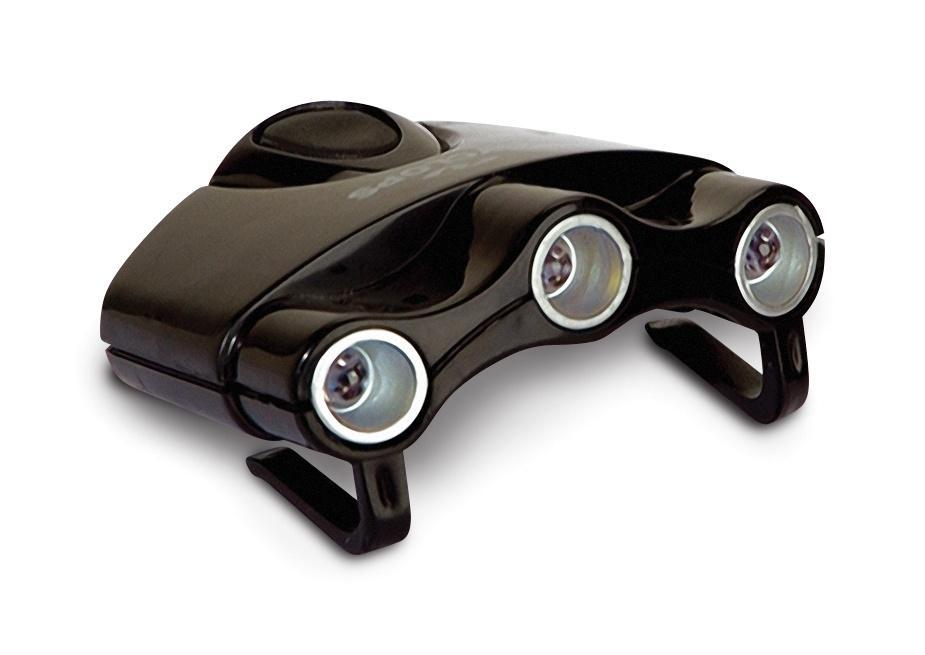 Gsm Headlamps Gsm Cyclops Orion Hat Clip 3-LED Light
