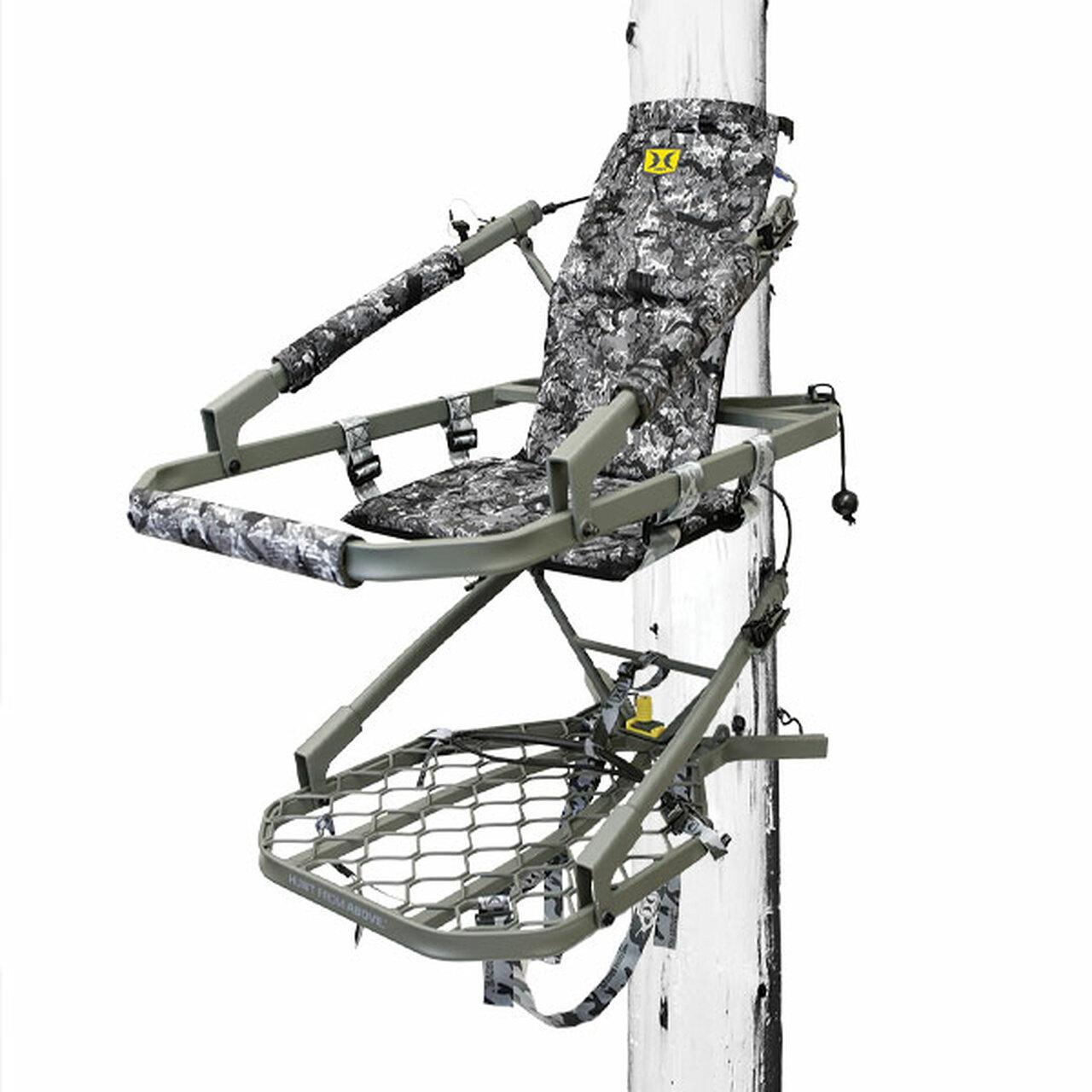 Gsm Climbing Treestands Gsm Hawk Warbird Climber Tree Stand Grey Camo