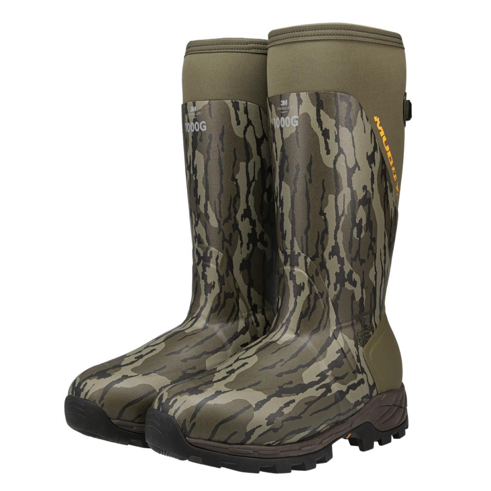 Gsm Boots &amp; Shoes Gsm Muddy DV8 17" Insulated Boots 1000G Mossy Oak Bottomland Size 7D