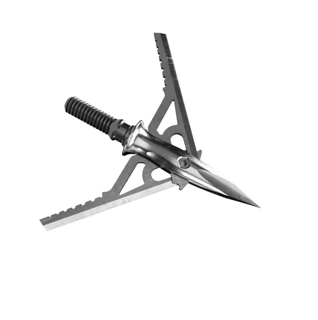 Gsm Broadheads Field &amp; Specialty Points Gsm NAP Verdict 100 SS Mechanical Broadhead 100gr 2" Cutting Dia 400 FPS 3/pack