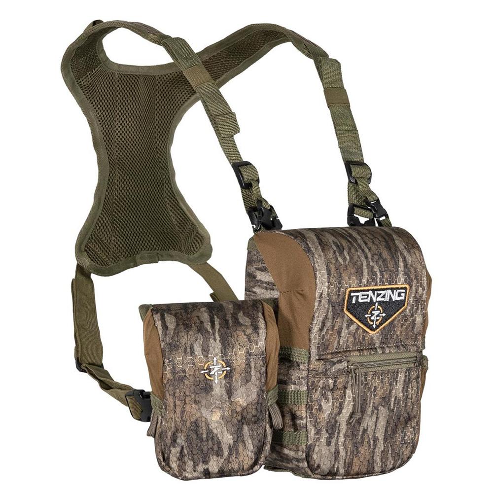Gsm Bags &amp; Packs|Binocular Cases &amp; Harnesses Gsm Tenzing Bino Harness Small Mossy Oak Bottomland