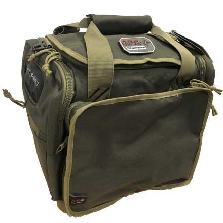 G-Outdoors Dry Bags|Bags &amp; Duffels|Shooting G-Outdoors G-Outdoors Medium Range Back with Lift Ports and 2 Ammo Dump Cups Rifle Green Khaki