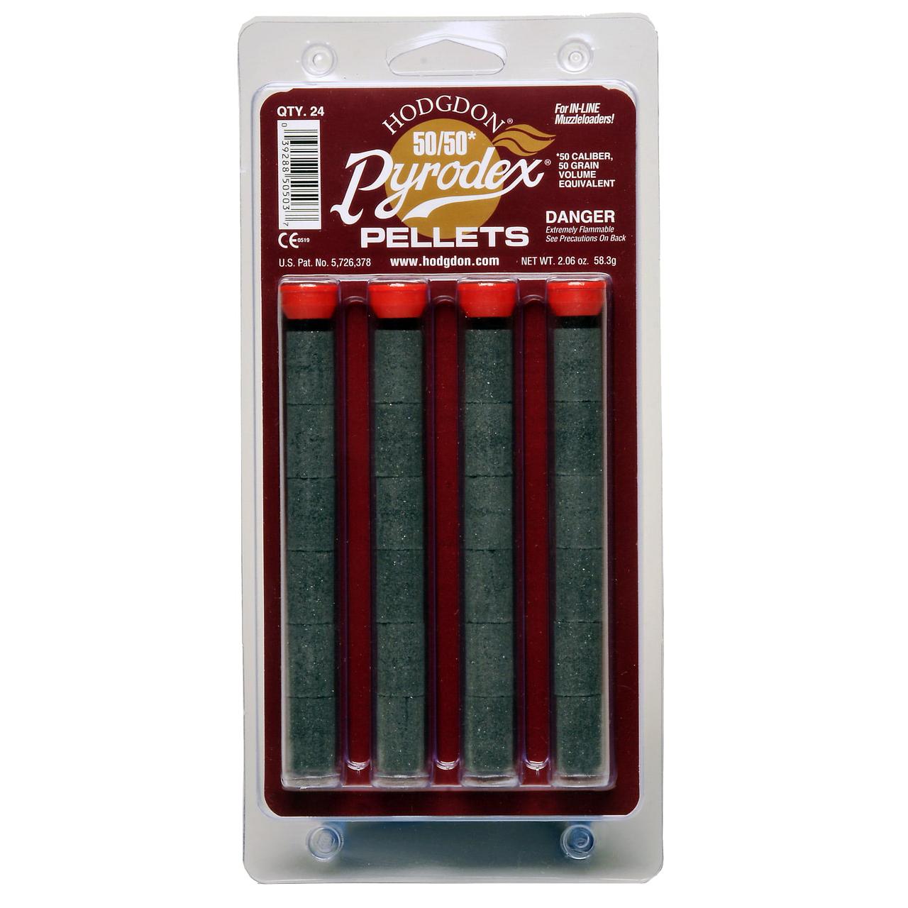 Hodgdon Powder Company Muzzleloader Bullets &amp; Sabots Hodgdon Powder Company  Hodgdon Pyrodex Pellets 50 cal 50 gr Pellets - 24/ct