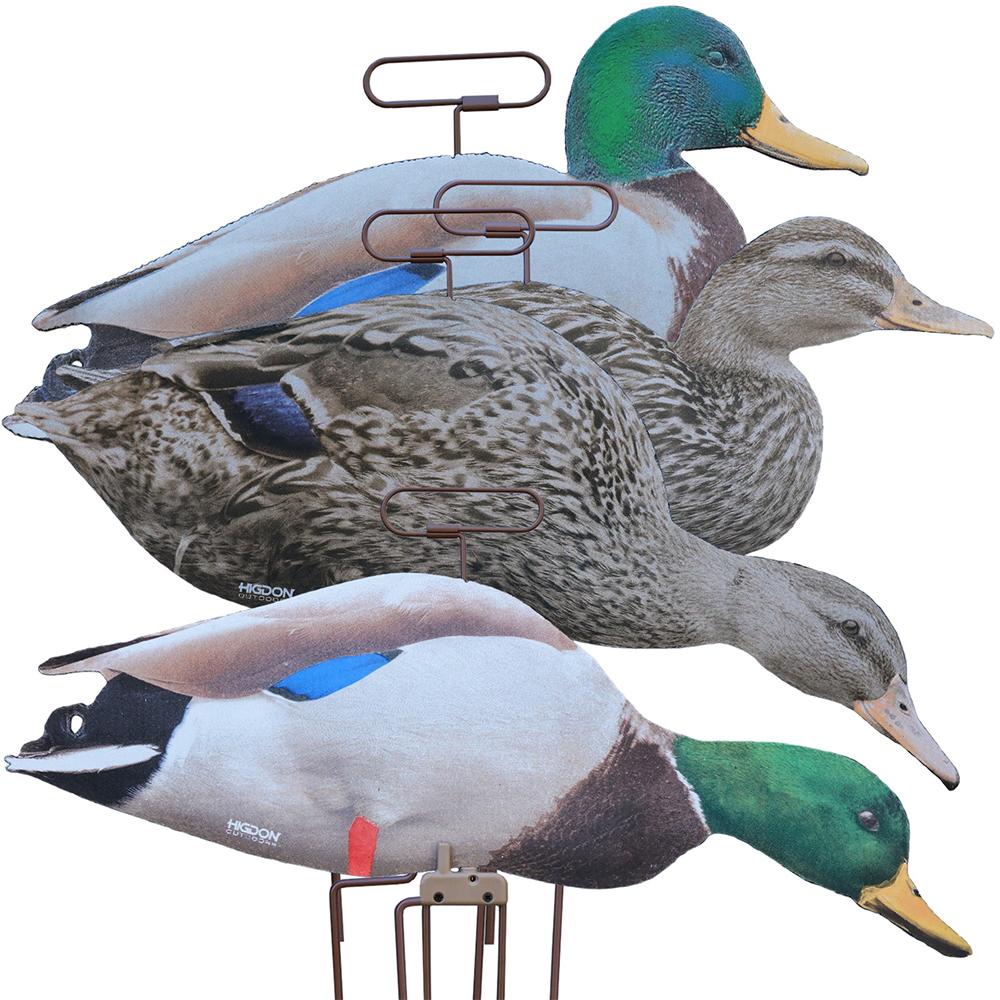 Higdon Outdoors Duck Decoys Higdon Outdoors Higdon Motion Flats SiLeft Handouette Duck Decoys 12/ct