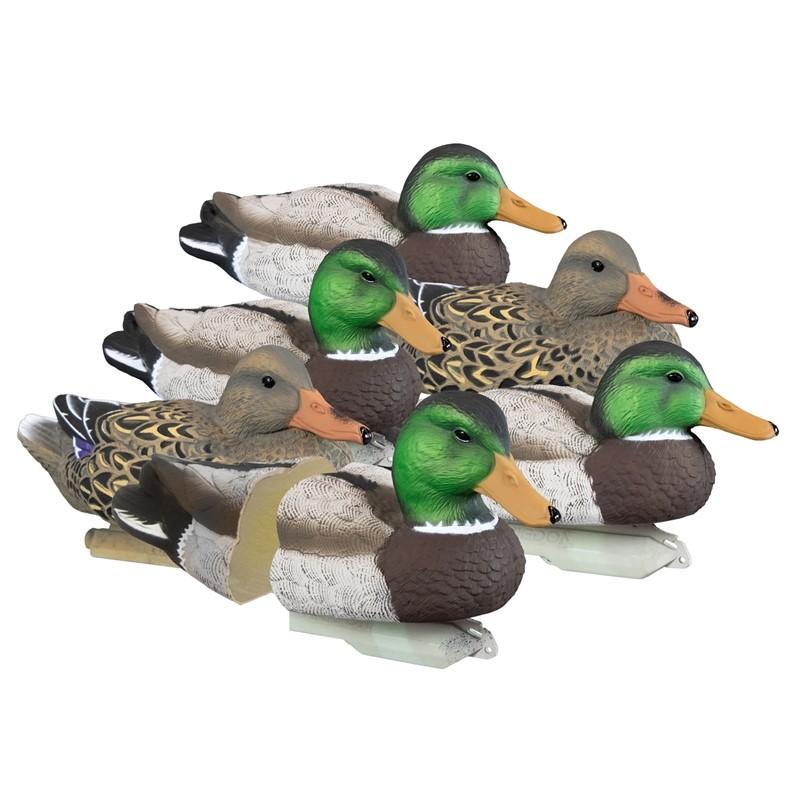 Higdon Outdoors Duck Decoys Higdon Outdoors Higdon Outdoors Standard Mallard Foam Filled 6pk