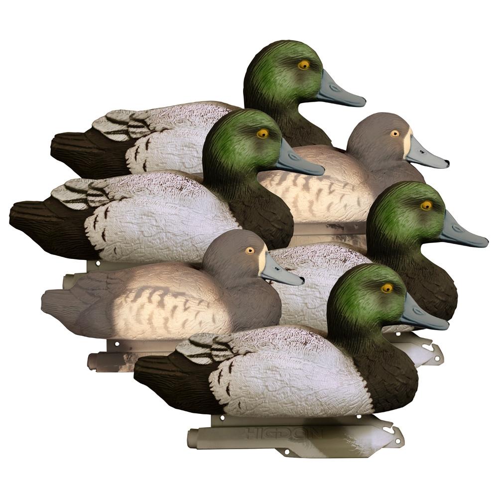 Higdon Outdoors Duck Decoys Higdon Outdoors Higdon Outdoors Standard Bluebill Foam Filled 6pk