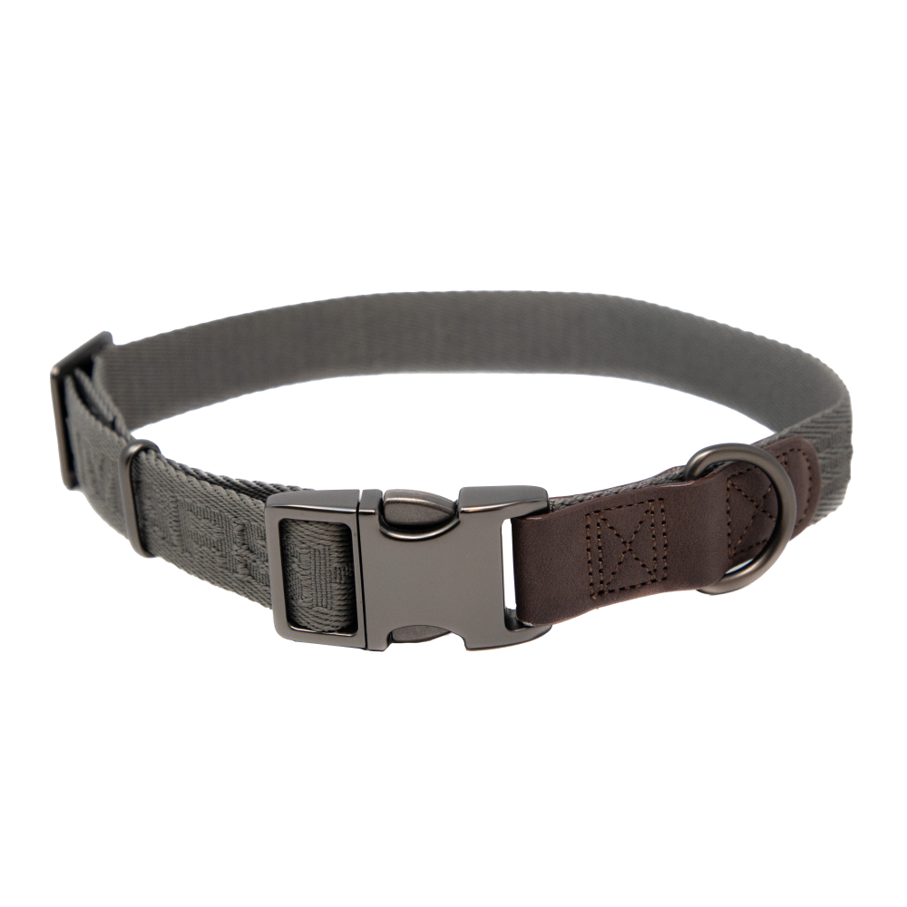 Higdon Outdoors Collars &amp; Leashes Higdon Outdoors MoMarsh Adjustable Dog Collar 15"-23" Gun Metal Grey