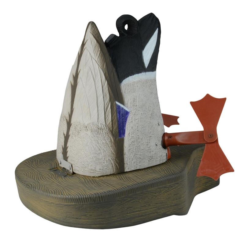 Higdon Outdoors Duck Decoys Higdon Outdoors Higdon Outdoors XS Crazy Kicker Mallard Drake Motion Decoy 12V With Timer