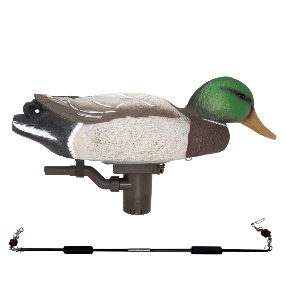 Higdon Outdoors Duck Decoys Higdon Outdoors Higdon Motion Battleship Swimmer PRO Mallard Drake Guide Pack