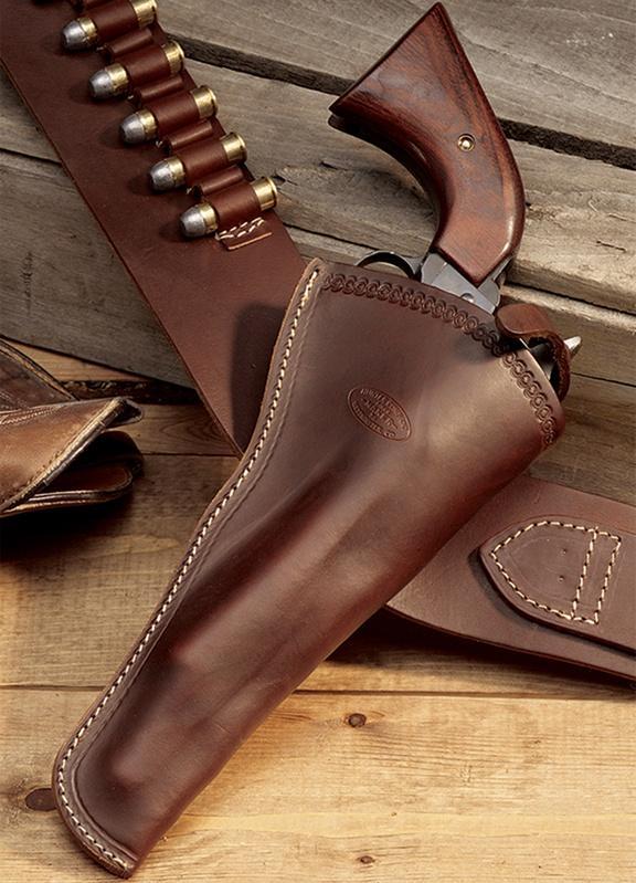 Hunter Company Inc Gun Holsters Hunter Company Inc Hunter Leather Single Action Revolvers 5.5" - 6.5" Slim Jim Holster Right Hand