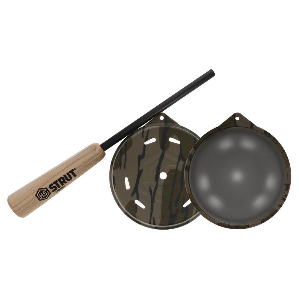 Hunters Specialties Slate &amp; Glass Calls Hunters Specialties  Hunters Specialties Camo Cutt'r Glass Pot Call Mossy Oak Bottomland