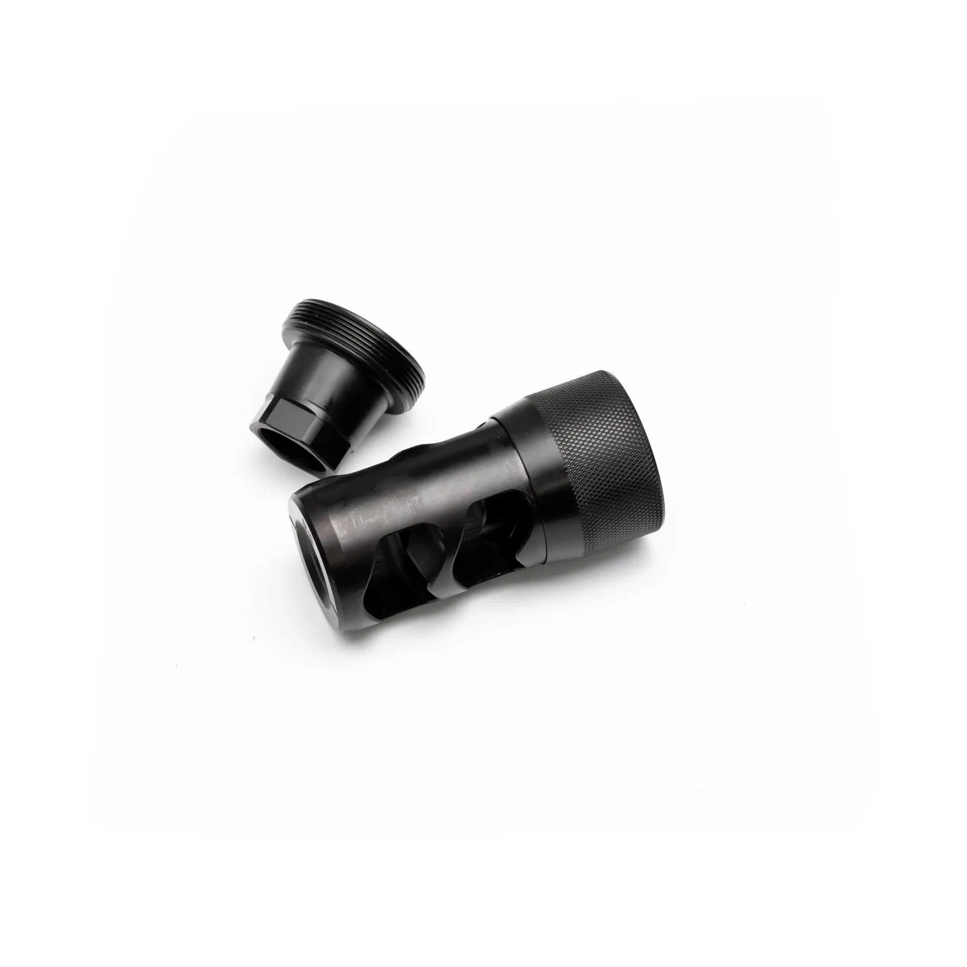 Area419 Muzzle Devices Area419 Area 419 Hellfire 2P-Self Timing Muzzle Brake With Adapter 6.5mm/30cal 1/2-28