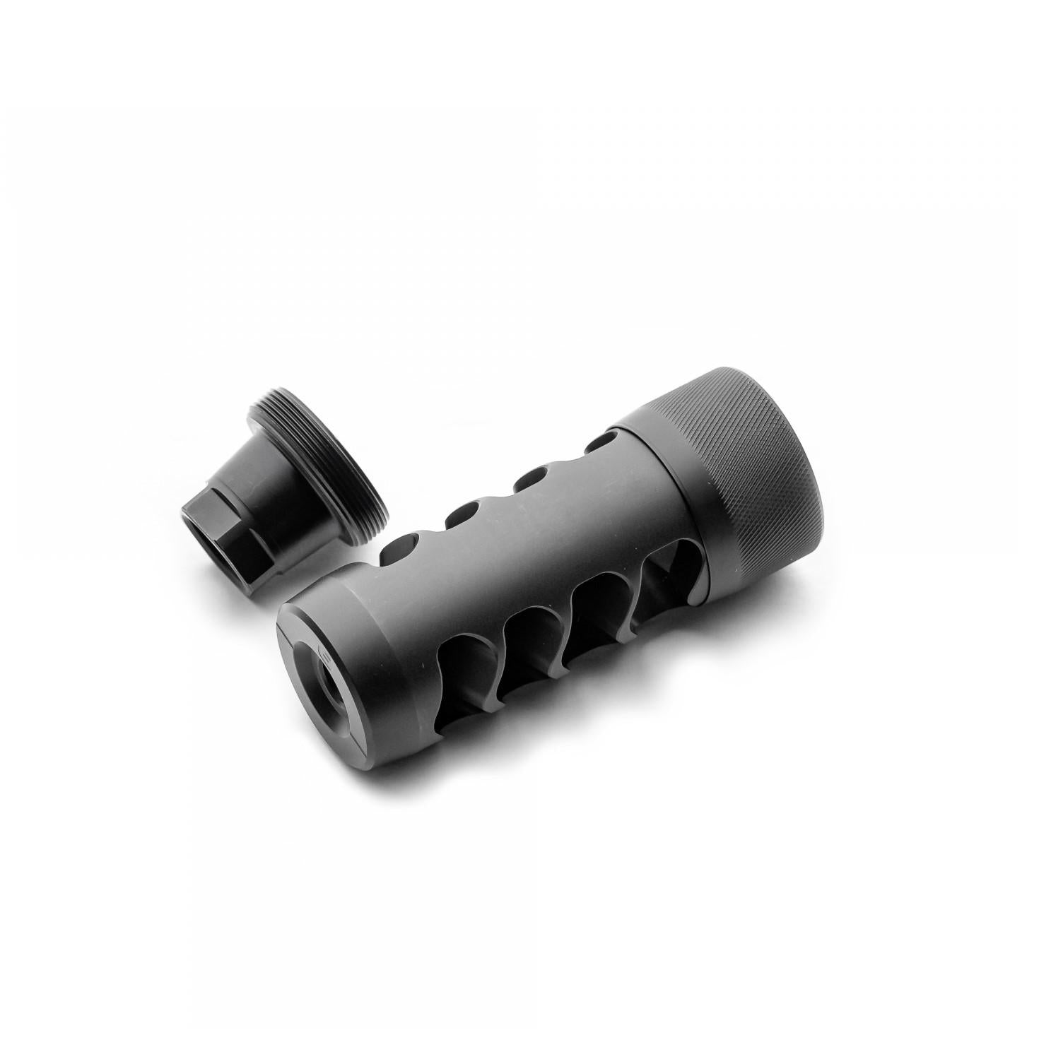 Area419 Muzzle Devices Area419 Area 419 Hellfire Match Self Timing Muzzle Brake 30cal 5/8-24 Black Nitride