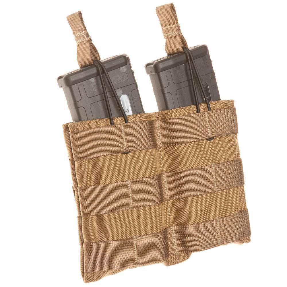 Military Products Pouches|Magazine Holsters Military Products TacShield Double Speed Load Rifle Molle Pouch-Coyote