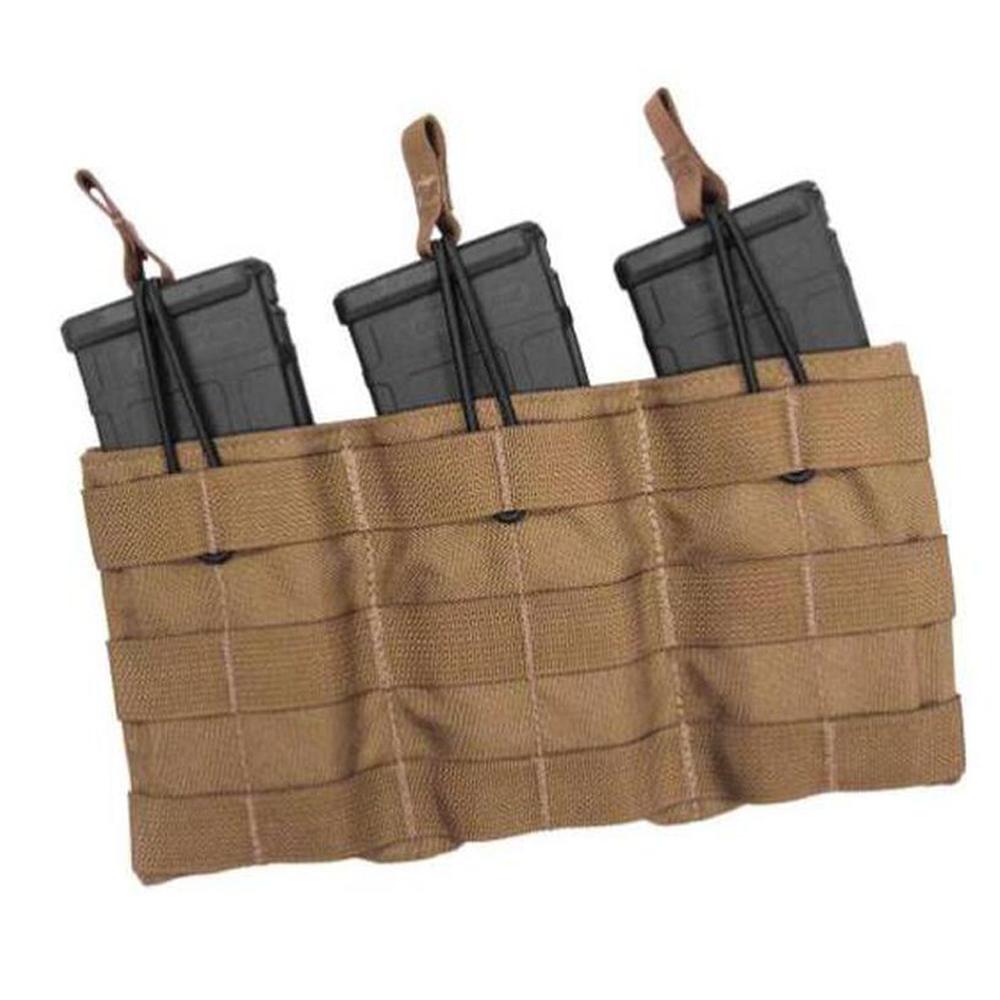 Military Products Shooting|Pouches|Magazine Holsters Military Products TacShield Triple Speed Load Rifle Magazine Pouch Coyote Tan
