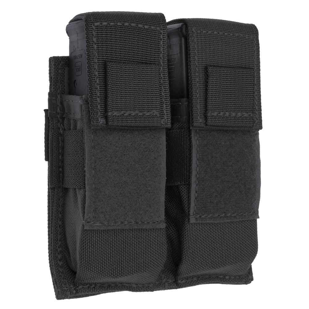 Military Products Pouches|Magazine Holsters Military Products TacShield Double Universal Pistol Molle Pouch Black