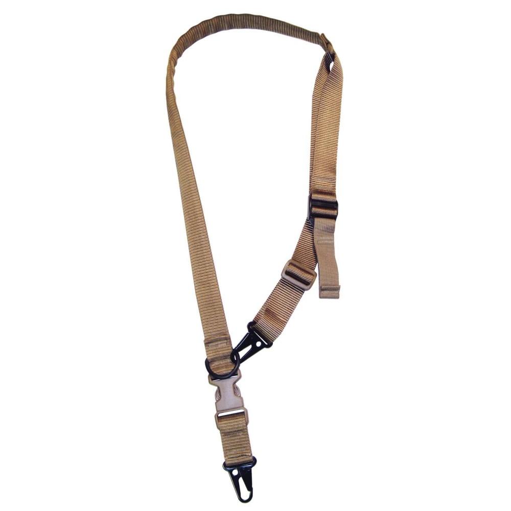 Military Products Shooting|Slings Military Products TacShield Warrior 2n1 Padded Sling with HK Snap Hook 1.25" Coyote