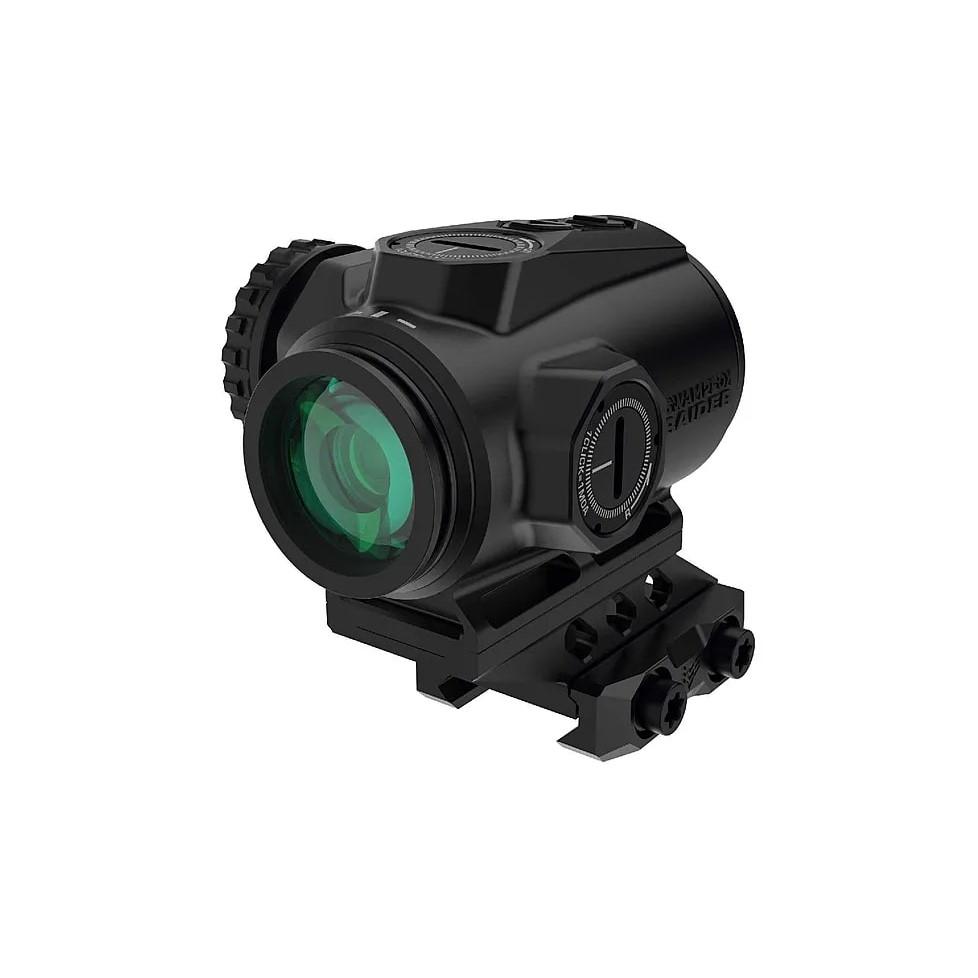 10 Ring Reflex|Tube 10 Ring Swampfox Raider 1x20 Micro Prism Green BRC Reticle Black