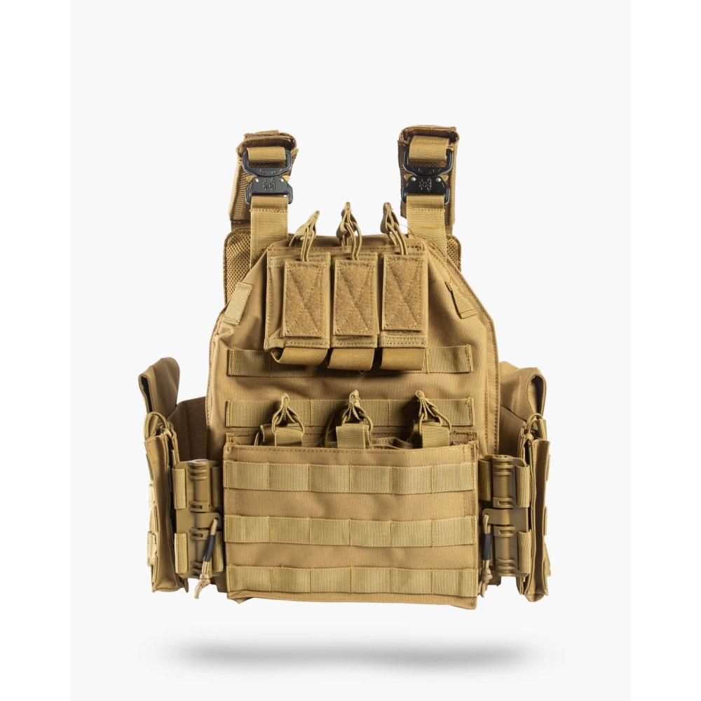 10 Ring Shooting Vests|Plate Carriers &amp; Chest Rigs 10 Ring Guard Dog Sheppard Body Armor Plate Carrier FDE Quick Release
