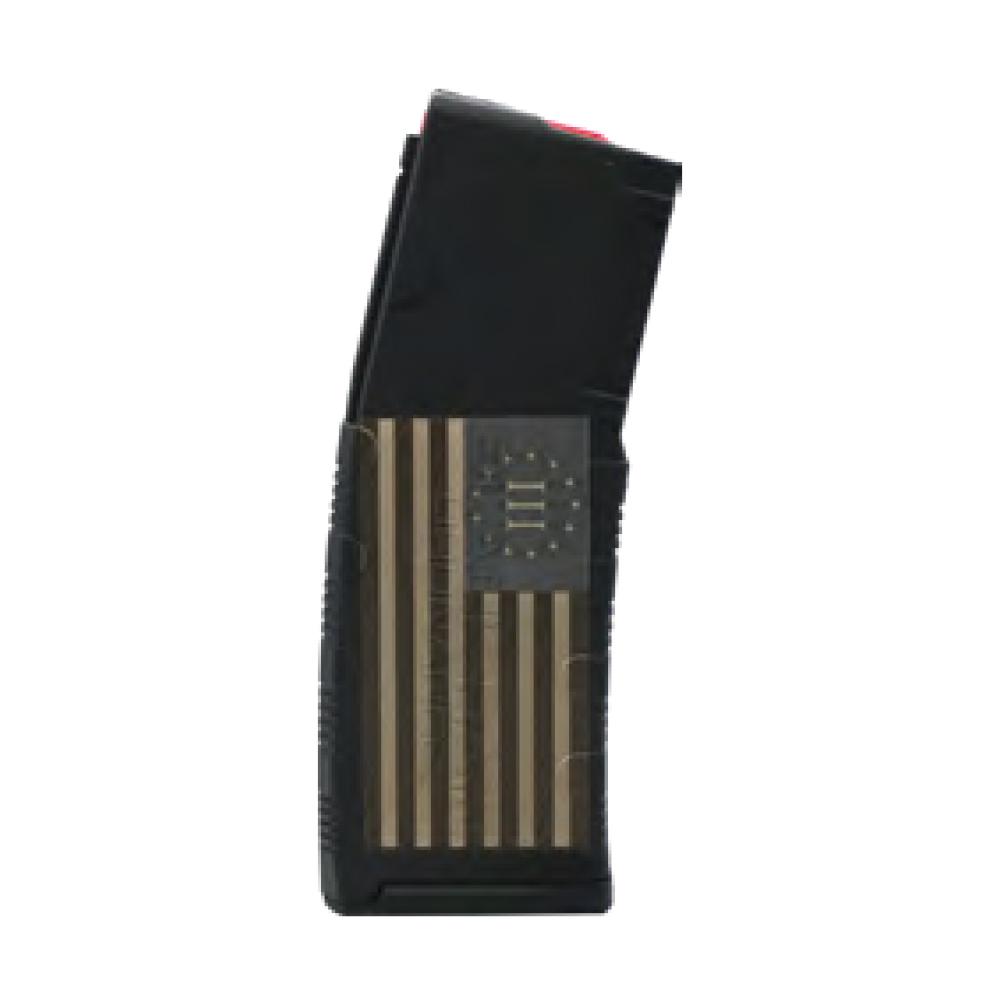 Black Rain Ordnance Inc Rifle Magazines Black Rain Ordnance Inc Black Rain Ordnance 3 Percent American Flag Rifle Magazine 5.56x45 NATO 30 Round