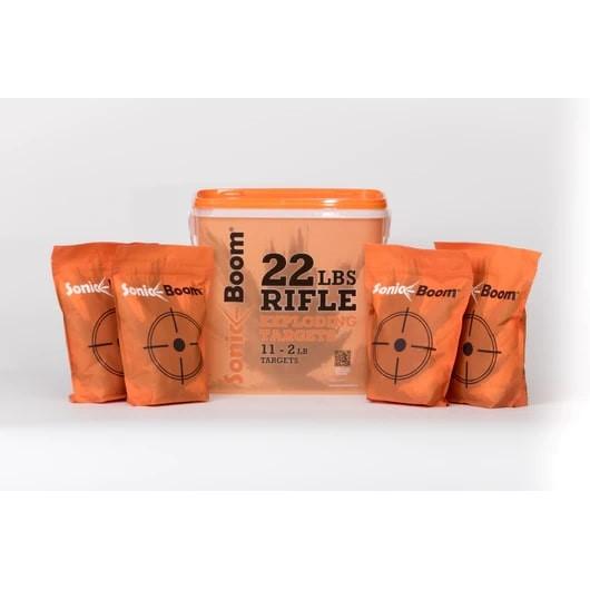 JERENT ENTERPRISES SONIC BOOM Reactive Targets JERENT ENTERPRISES SONIC BOOM Sonic Boom 2lb Exploding Rifle Target 11/ct Bucket