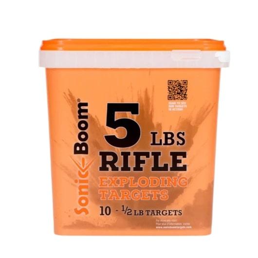 JERENT ENTERPRISES SONIC BOOM Reactive Targets JERENT ENTERPRISES SONIC BOOM Sonic Boom 1/2 lb Exploding Rifle Targets 10/ct Bucket