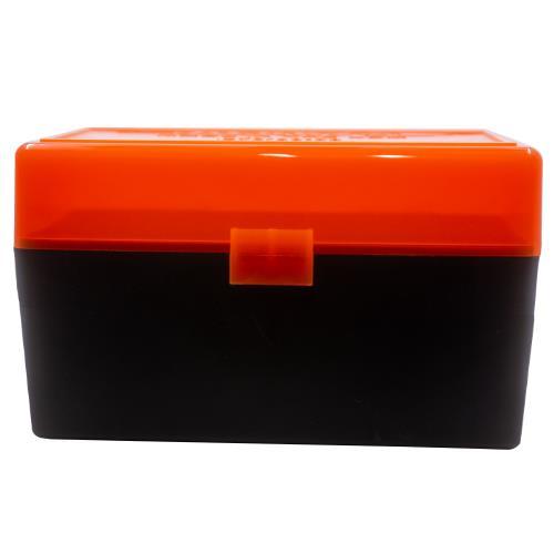 Berry's Mfg Ammo Boxes Berry's Mfg Berry's Ammo Box #409 - .243/.308 cal 50/rd Hunter Orange/Black