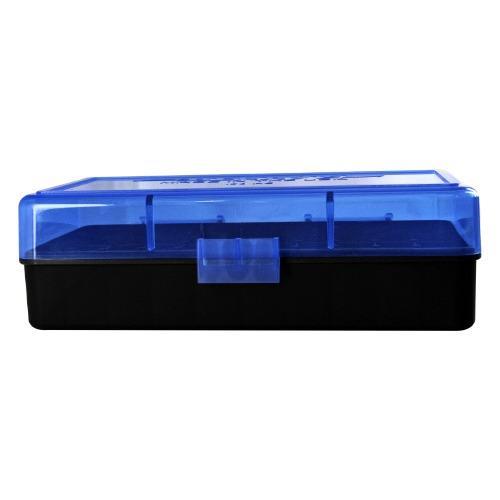 Berry's Mfg Ammo Boxes Berry's Mfg Berry's Mfg 50rd Ammo Box - 454 - 50 A.E. Blue With Black Bottom