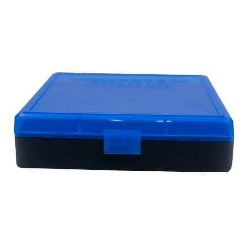 Berry's Mfg Ammo Boxes Berry's Mfg Berry's Ammo Box #008 - 40 S&With .45 cal 100/rd Blue/Black