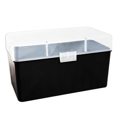 Berry's Mfg Ammo Boxes Berry's Mfg Berry's Mfg 412 Clear Ammo Flip Top Box Holds 50 Rounds -  .300 Ultra