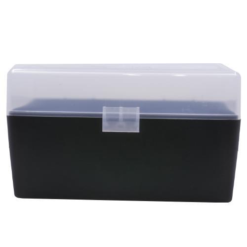 Berry's Mfg Ammo Boxes Berry's Mfg Berry's Ammo Box #409 - .243/.308 cal 50/rd Clear/Black