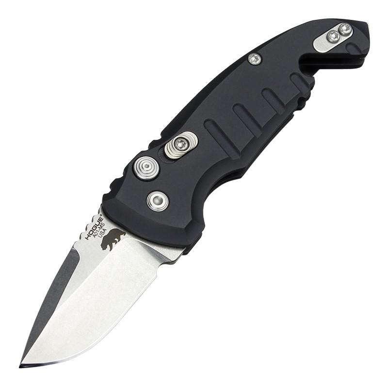 Hogue Knife Knives &amp; Edged Tools|Knives Hogue Knife Hogue A01-Microswitch Automatic Folder 2" Blade Black