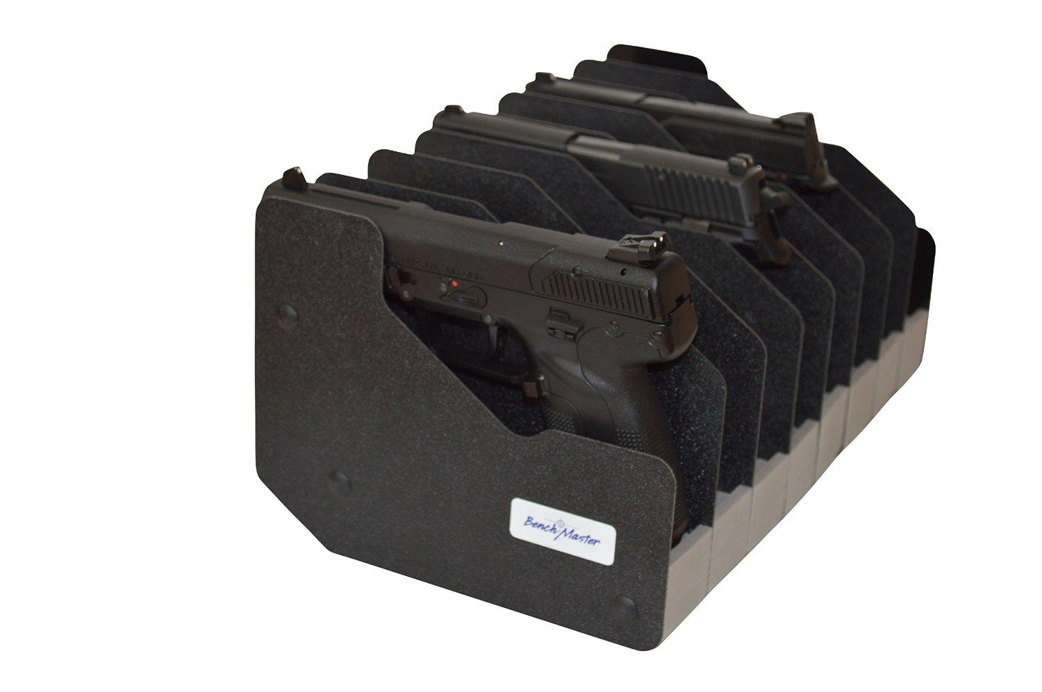 Altus Brands Llc - Pro-Ears Storage &amp; Organization Accessories Altus Brands Llc - Pro-Ears Benchmaster Weapon Rack Eight Gun Pistol Rack