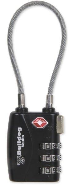 Bulldog Cases Gun Locks Bulldog Cases Single Pack TSA Sentry Approved Lock With Steel Cable